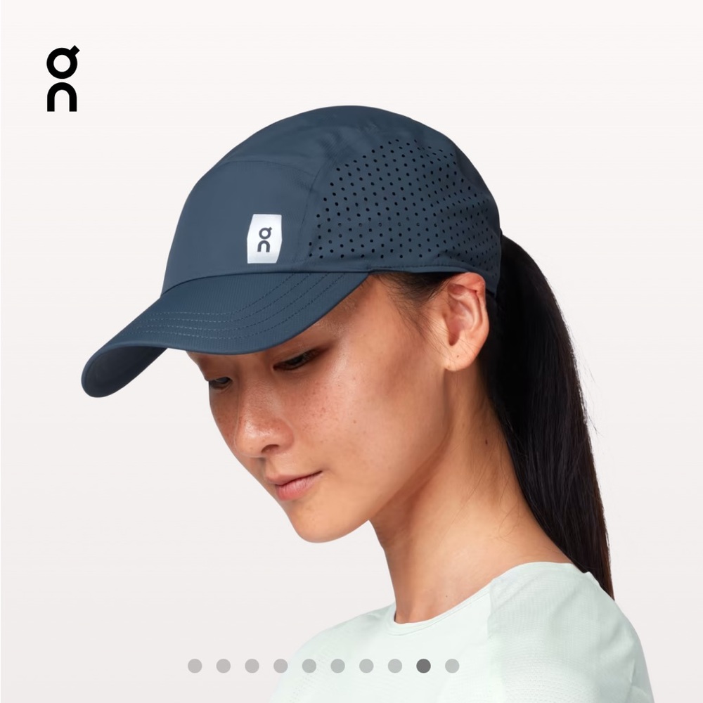On Running Lightweight Cap (2 options - navy and gray)